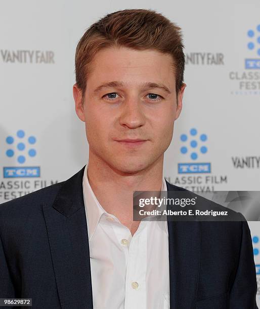 Actor Benjamin McKenzie arrives at the TCM Classic Film Festival's gala opening night world premiere of the newly restored film "A Star Is Born" at...