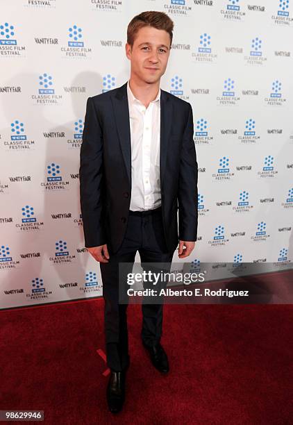 Actor Benjamin McKenzie arrives at the TCM Classic Film Festival's gala opening night world premiere of the newly restored film "A Star Is Born" at...