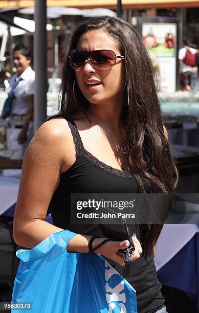 Sammi "Sweetheart" Giancola is seen on April 22, 2010 in Miami Beach, Florida.