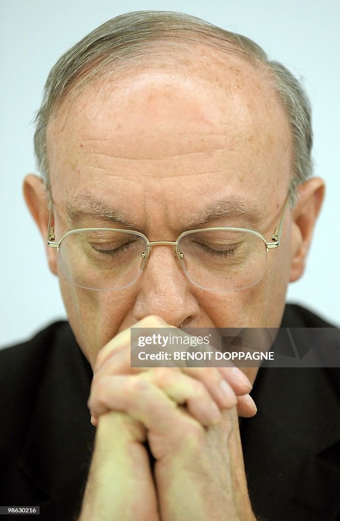 Belgium's Archbishop Andre-Joseph Leonar