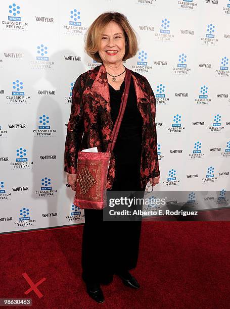 Actress Diane Baker arrives at the TCM Classic Film Festival's gala opening night world premiere of the newly restored film "A Star Is Born" at...