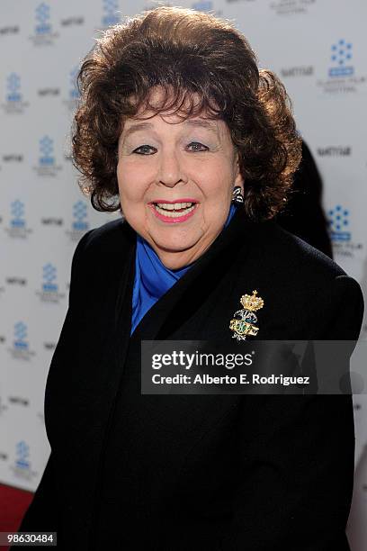 Actress Jane Withers arrives at the TCM Classic Film Festival's gala opening night world premiere of the newly restored film "A Star Is Born" at...