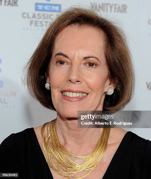 Actress Susan Kohner arrives at the TCM Classic Film Festival's gala opening night world premiere of the newly restored film "A Star Is Born" at...