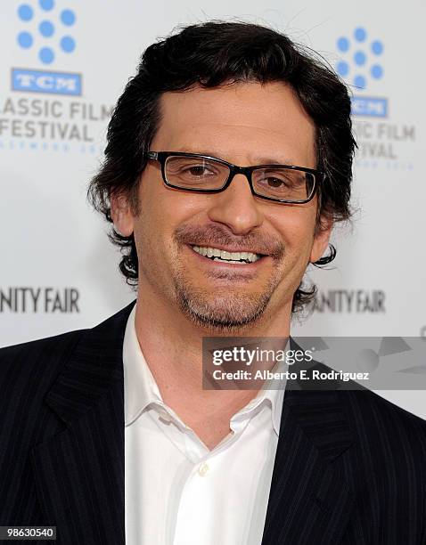 Host Ben Mankiewicz arrives at the TCM Classic Film Festival's gala opening night world premiere of the newly restored film "A Star Is Born" at...