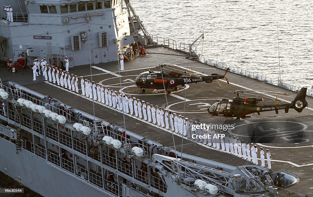 The French helicopter-carrier Jeanne d'A