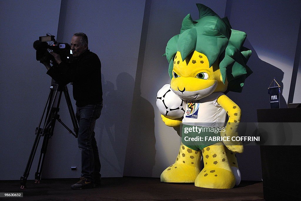 Zakumi, the FIFA 2010 World Cup mascot s