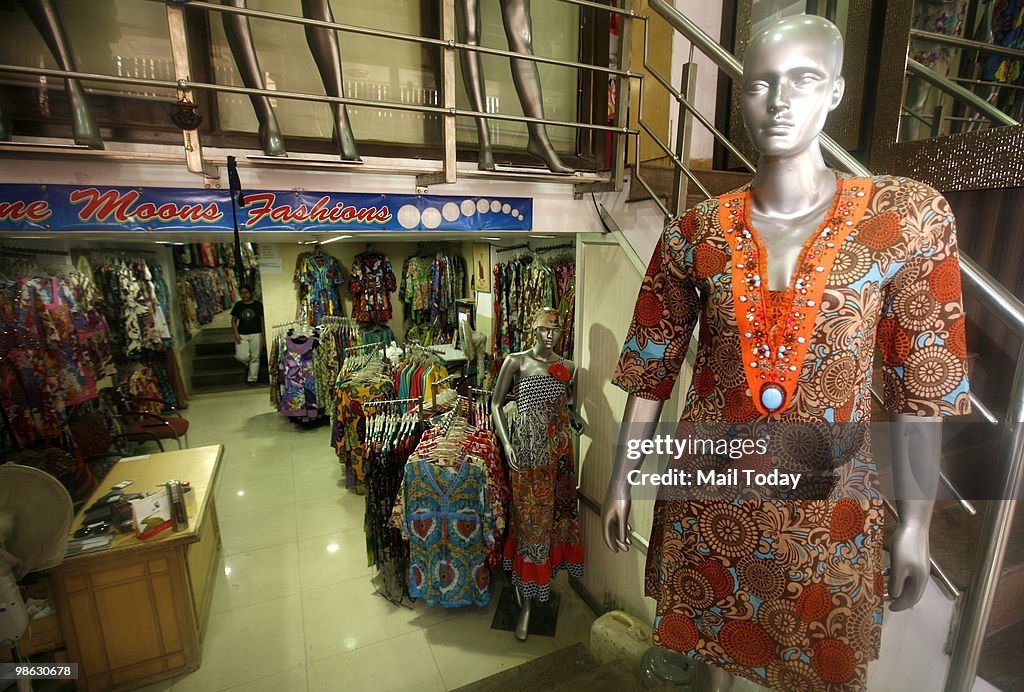 A view of the Paharganj Market In Delhi