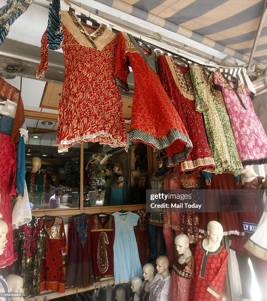 A view of the Lajpath Nagar Market In Delhi