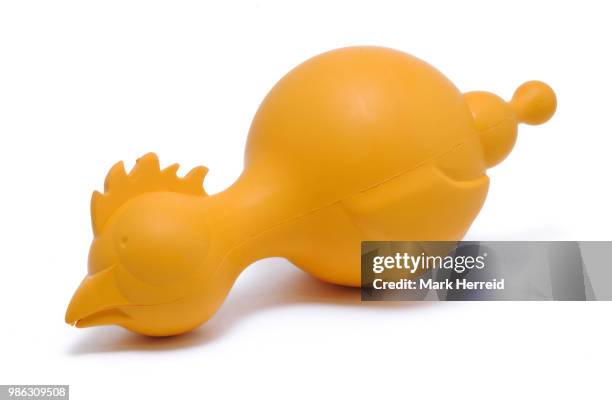 yellow rubber chicken dog chew toy - dog rubber chicken stock pictures, royalty-free photos & images
