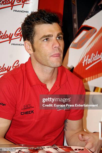 Fonsi Nieto attends 'Expofranquicia' on April 23, 2010 in Madrid, Spain. Nieto and Guerra are the ambassadors of 'Holiday Gym'.