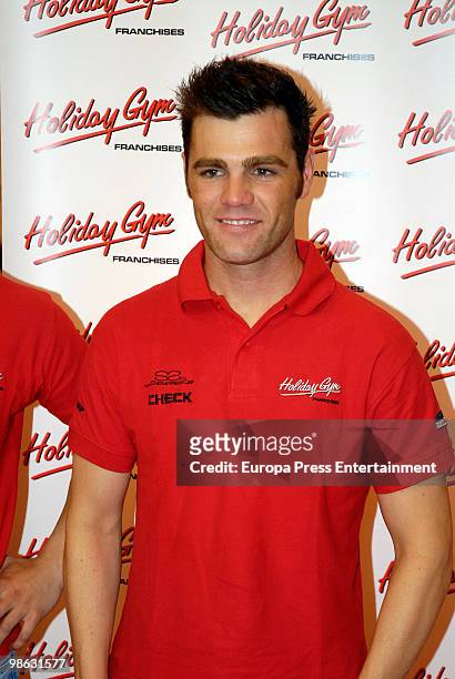Fonsi Nieto attends 'Expofranquicia' on April 23, 2010 in Madrid, Spain. Nieto and Guerra are the ambassadors of 'Holiday Gym'.