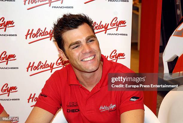 Fonsi Nieto attends 'Expofranquicia' on April 23, 2010 in Madrid, Spain. Nieto and Guerra are the ambassadors of 'Holiday Gym'.