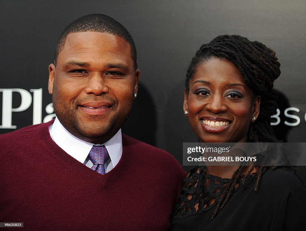 Actor Anthony Anderson And His Wife Alvina Stewart Arrive At The actor-anthony-anderson-and-his-wife-alvina-stewart-arrive-at-the