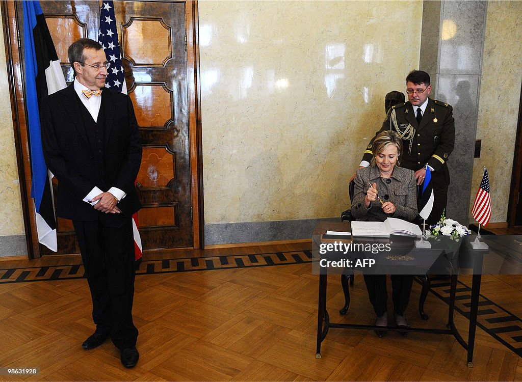 Estonia's President Toomas Hendrik Ilves