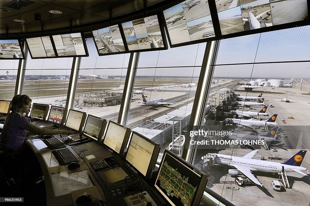 A control tower operator supervises star