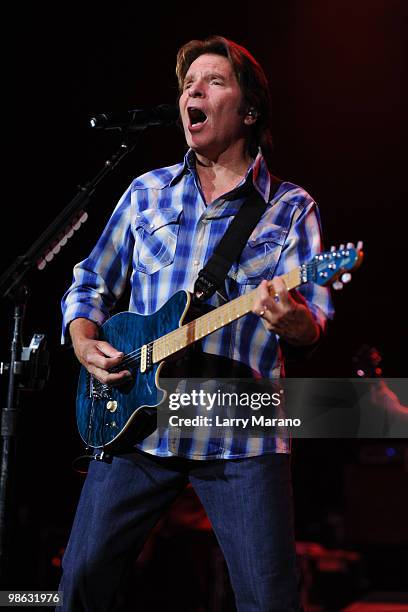 John Fogerty performs at Hard Rock Live! in the Seminole Hard Rock Hotel & Casino on April 22, 2010 in Hollywood, Florida.