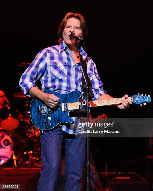 John Fogerty performs at Hard Rock Live! in the Seminole Hard Rock Hotel & Casino on April 22, 2010 in Hollywood, Florida.