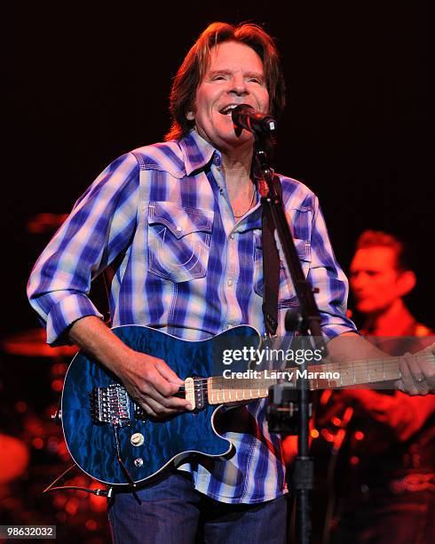 John Fogerty performs at Hard Rock Live! in the Seminole Hard Rock Hotel & Casino on April 22, 2010 in Hollywood, Florida.