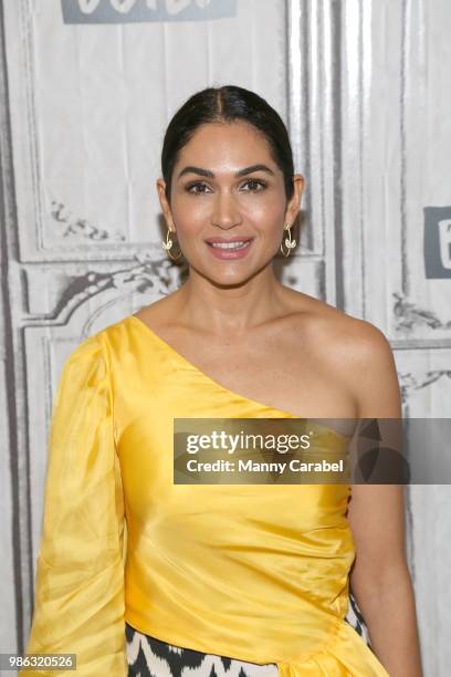 Actress Lela Loren visits the Build Series to discuss Season 5 of "Power" at Build Studio on June 28, 2018 in New York City.