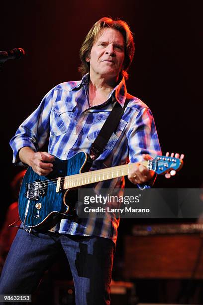 John Fogerty performs at Hard Rock Live! in the Seminole Hard Rock Hotel & Casino on April 22, 2010 in Hollywood, Florida.