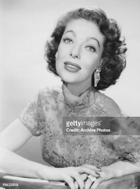 Portrait of actress Loretta Young, December 12th 1957.
