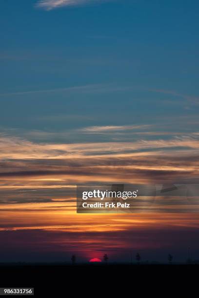 sunset stq - pelz stockfoto's en -beelden