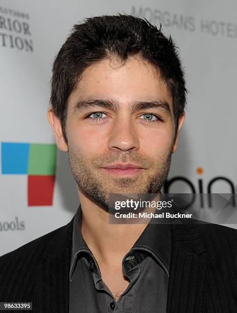 Actor Adrian Grenier attends the Earth Day celebration and screening of Avatar benefitting the Partnership for Los Angeles Schools at Nokia Theatre...