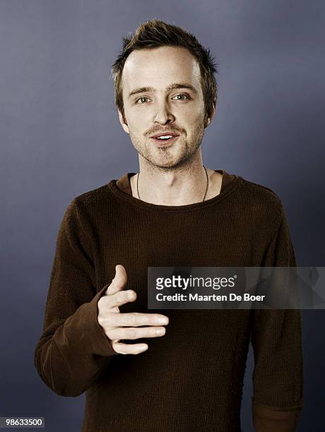 Actor Aaron Paul poses at a portrait session for the SAG Foundation in Los Angeles, CA on March 9, 2009. CREDIT MUST READ: Maarten de...