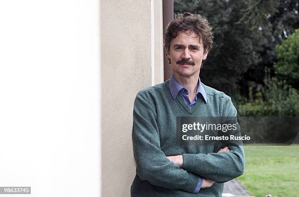 Director Edoardo Winspeare attends the 'Sotto Il Cielo Azzurro' photocall at La Casa Del Cinema on April 23, 2010 in Rome, Italy.