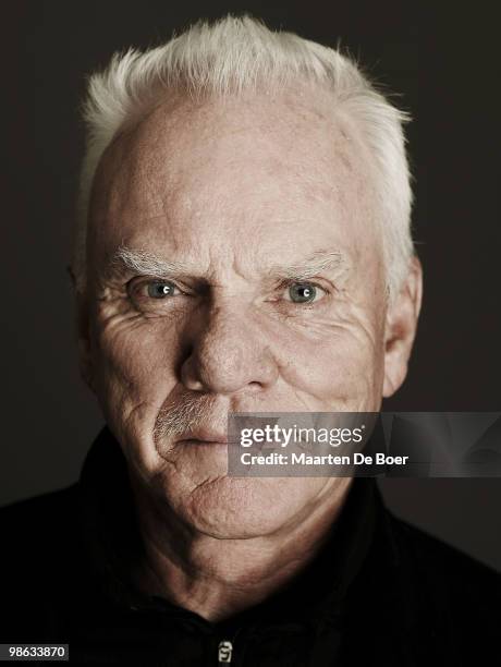 Actor Malcolm McDowell poses at a portrait session for the SAG Foundation in Los Angeles, CA on March 9, 2009. CREDIT MUST READ: Maarten de...