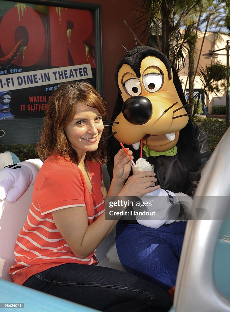 Tina Fey At Disney World