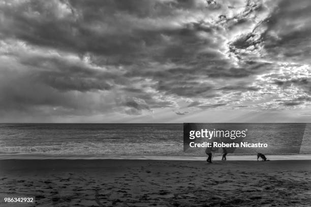 giochi in spiaggia - spiaggia stock pictures, royalty-free photos & images