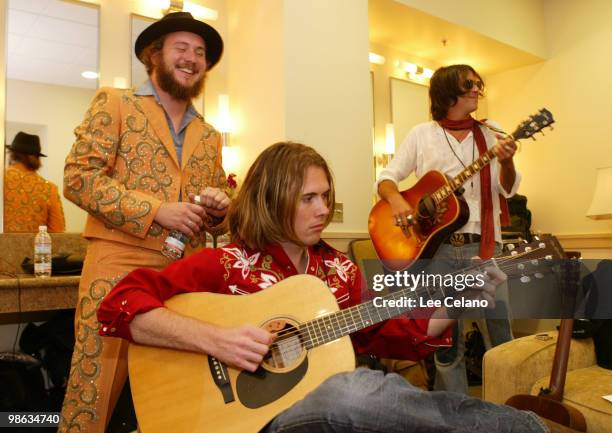 Jim James of My Morning Jacket, Jed Hughes and Johnny Kaplan