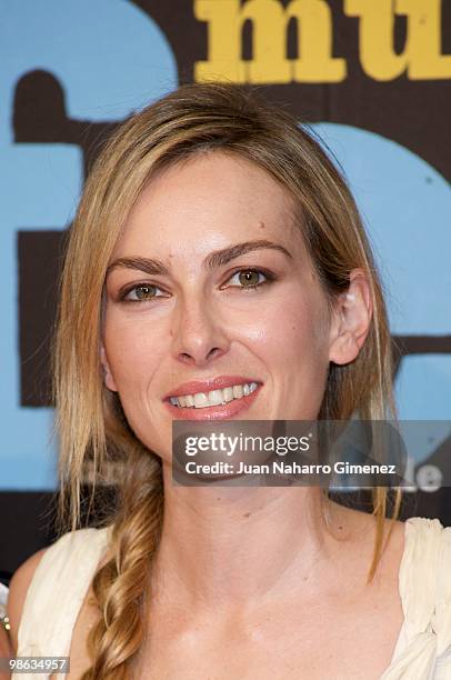 Kira Miro attends 'Que se mueran los feos' premiere at Capitol Cinema on April 22, 2010 in Madrid, Spain.