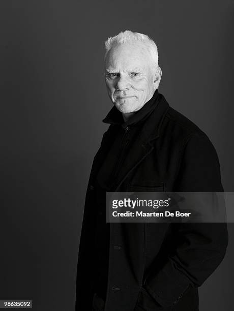 Actor Malcolm McDowell poses at a portrait session for the SAG Foundation in Los Angeles, CA on March 9, 2009. CREDIT MUST READ: Maarten de...
