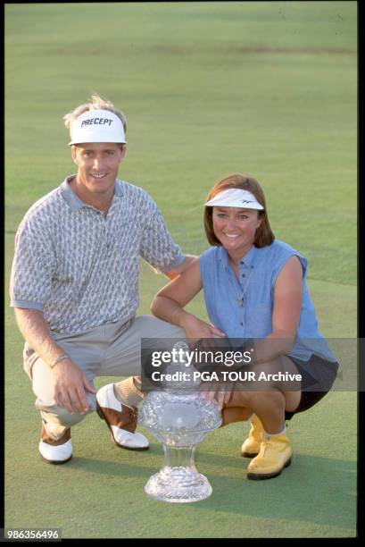 Stuart Appleby, Renee Appleby 1997 Honda Classic Photo by Stan Badz/PGA TOUR Archive