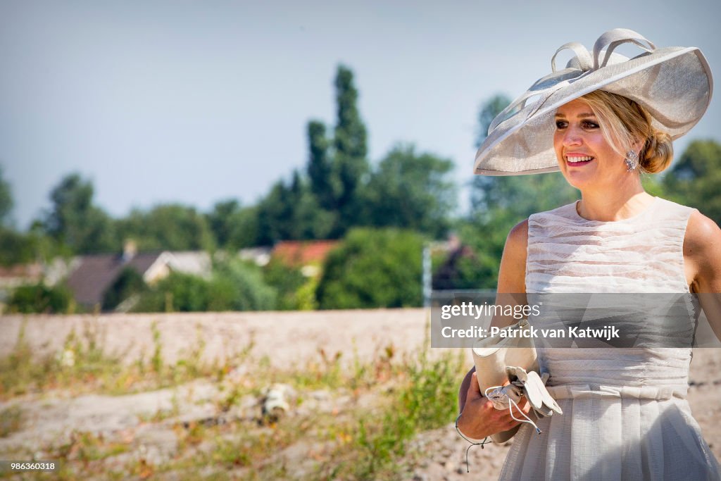 King Willem-Alexander and Queen Maxima region visit to province of Friesland