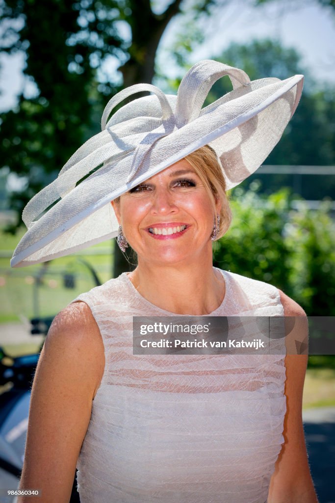King Willem-Alexander and Queen Maxima region visit to province of Friesland