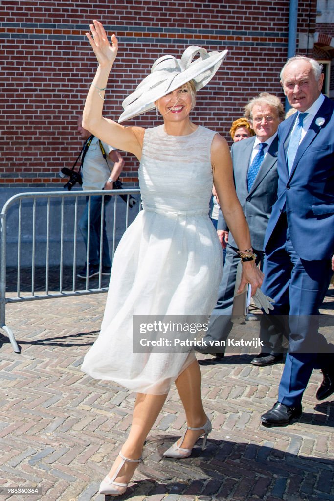 King Willem-Alexander and Queen Maxima region visit to province of Friesland