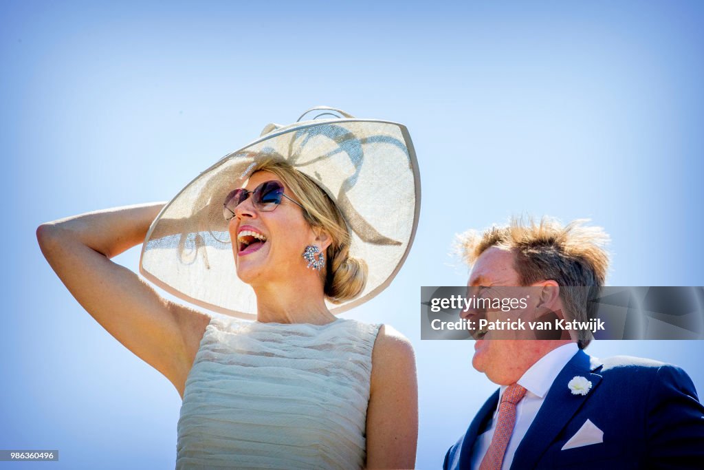 King Willem-Alexander and Queen Maxima region visit to province of Friesland