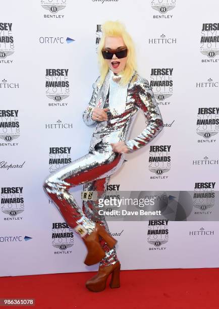 Pam Hogg attends the 2nd annual Jersey Style Awards in association with Bentley Motors, Chopard and Ortac Aviation to celebrate the best of art,...