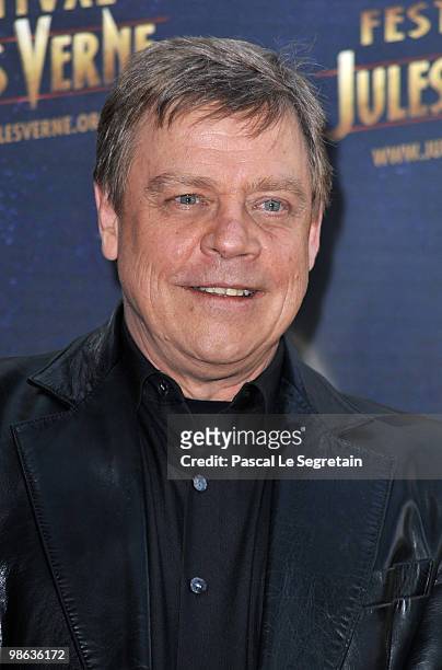 Actor Mark Hamill attends a Tribute to Star Wars V during the 18th Adventure Film Festival at Le Grand Rex on April 23, 2010 in Paris, France.