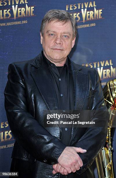 Actor Mark Hamill attends a Tribute to Star Wars V during the 18th Adventure Film Festival at Le Grand Rex on April 23, 2010 in Paris, France.