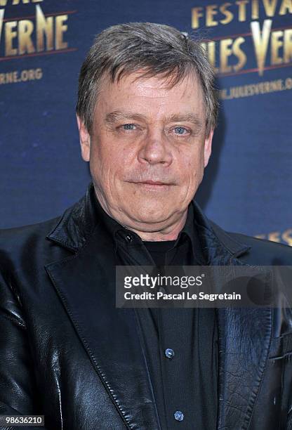 Actor Mark Hamill attends a Tribute to Star Wars V during the 18th Adventure Film Festival at Le Grand Rex on April 23, 2010 in Paris, France.