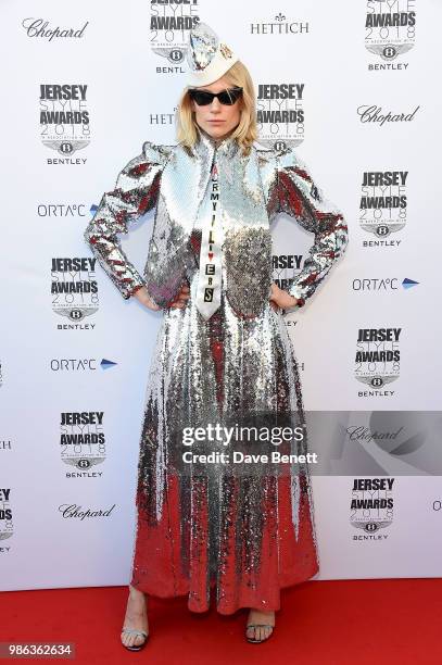 Tuuli Shipster attends the 2nd annual Jersey Style Awards in association with Bentley Motors, Chopard and Ortac Aviation to celebrate the best of...