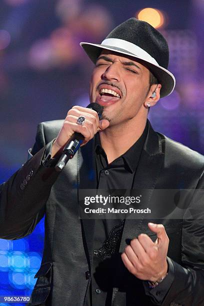 Mehrzad Marashi performs during the 'Let's Dance' TV show at Studios Adlershof on April 23, 2010 in Berlin, Germany.