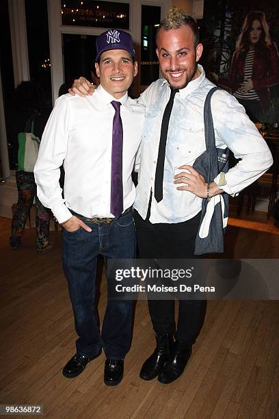 Phillip Bloch and Micah Jesse attends the unveiling of Limited Edition Kiehl's Acai Damage-Protecting Toning Mists to benefit the Rainforest Alliance...