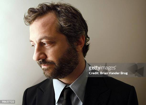 Director Judd Apatow is photographed for Los Angeles Times on July 27, 2009 in Universal City, California. PUBLISHED IMAGE. CREDIT MUST READ: Brian...