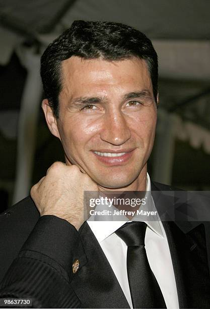 Vladimir Klitschko arrives at the 2008 Palm Springs International Film Festival Awards Gala at the Palm Springs Convention Center on January 5, 2008...