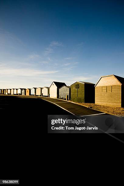 beach huts - whitstable bildbanksfoton och bilder